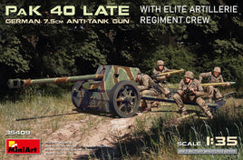 1/35 Mini Art - German 7.5cm Anti-Tank Gun Pak 40 Late - 35409