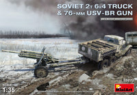 1/35 Mini Art - Soviet 2T 6x4 Truck & 76-mm USV-BR Gun - 35272