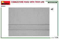 1/35 Mini Art - Cobblestone Road with Tram Line - 36065