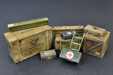 1/35 Mini Art - Wooden Boxes & Crates - 35581