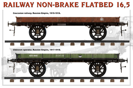 1/35 Mini Art - Railway Non-Brake Flatbed 16.5T - 39004