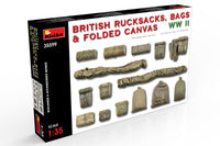 1/35 Mini Art - British Rucksacks, Bags & Folded Canvas WWII - 35599