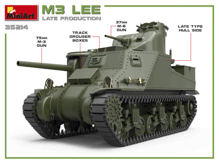 1/35 Mini Art - M3 Lee Late Production Tank - 35214