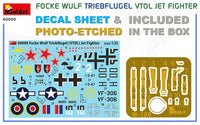 1/35 Mini Art - Focke Wulf Triebflugel VTOL Jet Fighter - 40009