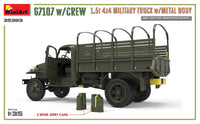 1/35 Mini Art - G7107 w/Crew 1.5T 4x4 Cargo Truck w/Metal Body - 35383