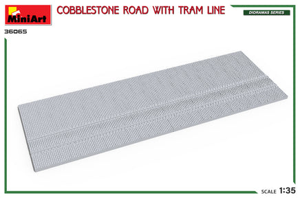 1/35 Mini Art - Cobblestone Road with Tram Line - 36065