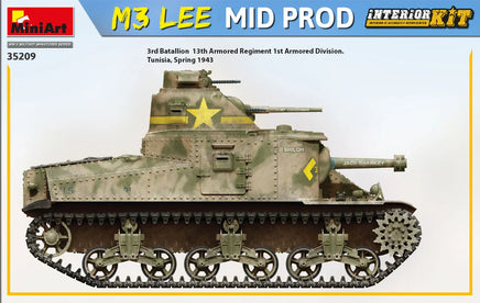 1/35 Mini Art - M3 Lee Mid Production Tank - 35209 - MPM Hobbies