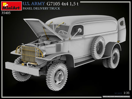1/35 Mini Art - U.S. Army G7105 4x4 1.5T Panel Delivery Truck - 35405