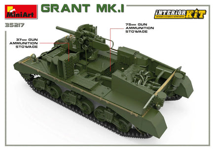 1/35 Mini Art - Grant Mk.I Interior Kit - 35217 - MPM Hobbies