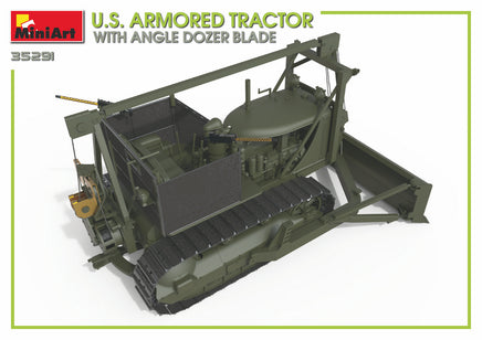 1/35 Mini Art - U.S. Armored Tractor with Angle Dozer Blade - 35291