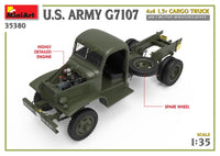 1/35 Mini Art - U.S. Army G7107 4x4 1.5T Cargo Truck - 35380
