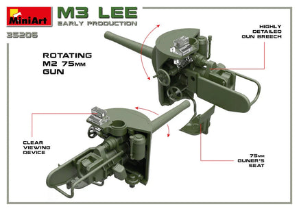 1/35 Mini Art - M3 Lee Early Production - 35206 - MPM Hobbies
