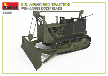1/35 Mini Art - U.S. Armored Tractor with Angle Dozer Blade - 35291