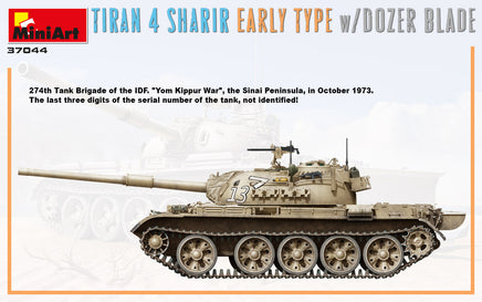 1/35 Mini Art - Tiran 4 Sharir Early Type w/Dozer Blade - 37044