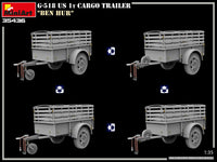 1/35 Mini Art - G-518 US 1T Cargo Trailer “Ben Hur” - 35436
