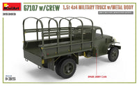 1/35 Mini Art - G7107 w/Crew 1.5T 4x4 Cargo Truck w/Metal Body - 35383
