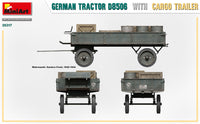 1/35 Mini Art - German Tractor D8506 with Cargo Trailer - 35317