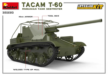 1/35 Mini Art - Tacam T-60 Romanian Tank Destroyer - 35230 - MPM Hobbies