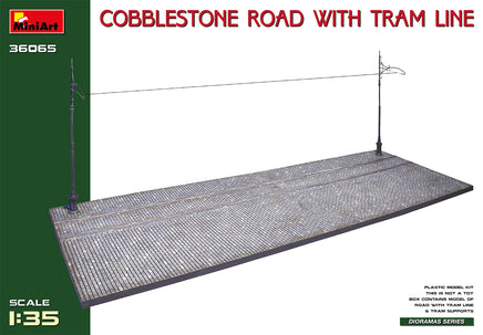 1/35 Mini Art - Cobblestone Road with Tram Line - 36065