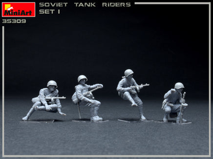 1/35 Mini Art - Soviet Infantry Tank Riders Set 1 - 35309