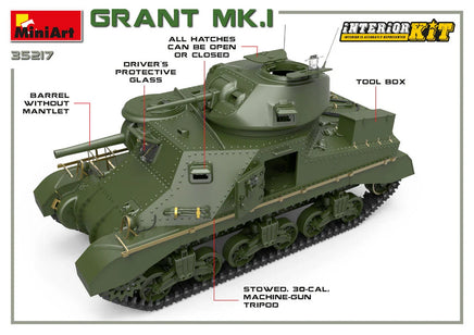 1/35 Mini Art - Grant Mk.I Interior Kit - 35217 - MPM Hobbies
