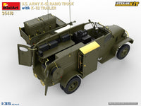 1/35 Mini Art - US Army K-51 Radio Truck With K-52 Trailer - 35418