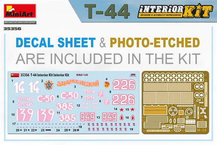 1/35 Mini Art T-44 Interior Kit - 35356 - MPM Hobbies