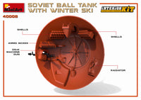1/35 Mini Art - Soviet Ball Tank w/ Winter Ski - 40008
