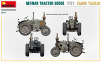 1/35 Mini Art - German Tractor D8506 with Cargo Trailer - 35317