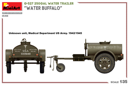 1/35 Mini Art - G-527 250Gal Water Trailer “Water Buffalo” - 35458