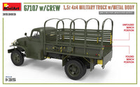 1/35 Mini Art - G7107 w/Crew 1.5T 4x4 Cargo Truck w/Metal Body - 35383
