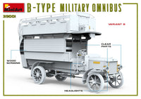 1/35 Mini Art B-Type Military Omnibus - 39001