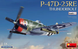1/48 Mini Art P-47D-25RE Thunderbolt Basic Kit - 48009 - MPM Hobbies