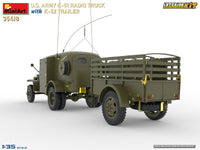 1/35 Mini Art - US Army K-51 Radio Truck With K-52 Trailer - 35418