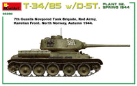 1/35 Mini Art - T-34/85 w/D-5T Plant 112 Spring 1944 - 35290