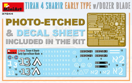1/35 Mini Art - Tiran 4 Sharir Early Type w/Dozer Blade - 37044