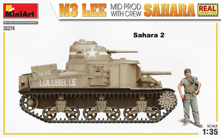 1/35 Mini Art - M3 Lee Mid Prod. Sahara with Crew - 35274