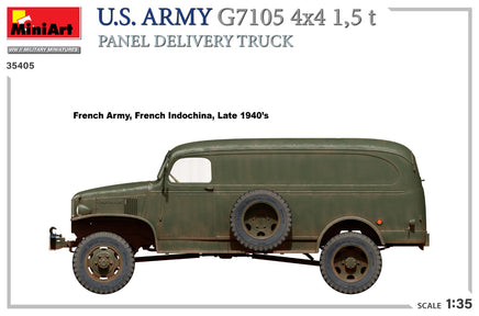 1/35 Mini Art - U.S. Army G7105 4x4 1.5T Panel Delivery Truck - 35405