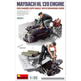 1/35 Mini Art - Maybach HL 120 Engine with Repair Crew - 35331 - MPM Hobbies