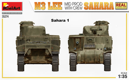 1/35 Mini Art - M3 Lee Mid Prod. Sahara with Crew - 35274