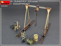 1/35 Mini Art - 5 Ton Gantry Crane & Equipment - 35589