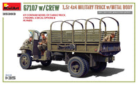 1/35 Mini Art - G7107 w/Crew 1.5T 4x4 Cargo Truck w/Metal Body - 35383