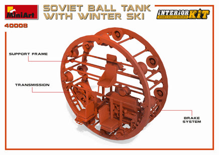 1/35 Mini Art - Soviet Ball Tank w/ Winter Ski - 40008