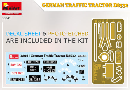 1/35 Mini Art - German Traffic Tractor D8532 - 38041