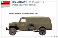 1/35 Mini Art - U.S. Army G7105 4x4 1.5T Panel Delivery Truck - 35405