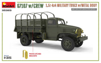 1/35 Mini Art - G7107 w/Crew 1.5T 4x4 Cargo Truck w/Metal Body - 35383