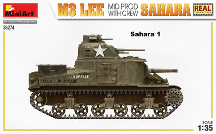1/35 Mini Art - M3 Lee Mid Prod. Sahara with Crew - 35274