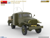 1/35 Mini Art - US Army K-51 Radio Truck With K-52 Trailer - 35418