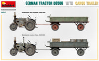 1/35 Mini Art - German Tractor D8506 with Cargo Trailer - 35317