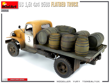 1/35 Mini Art - U.S. 1.5T 4×4 G506 Flatbed Truck - 38056